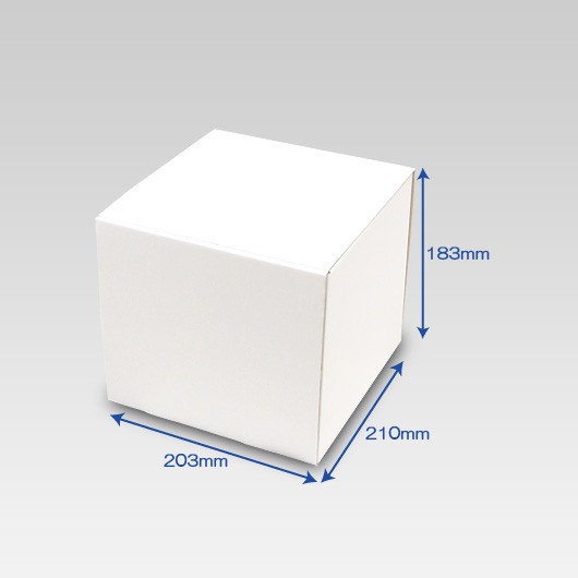 N式箱（No.113）【白】※大型商品のため50枚以上で送料3個口以上となります。ご注意ください！