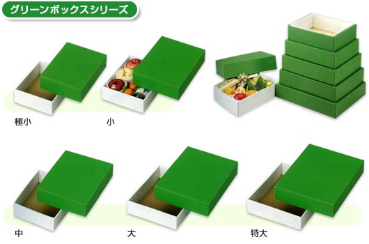 フルーツギフト箱　グリーンボックスシリーズ
