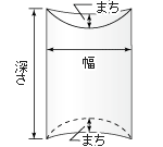 クリアー　ピローケース　各部の名称。