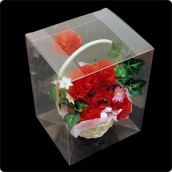 クリアー 底ロック箱(アメリカンロック箱)