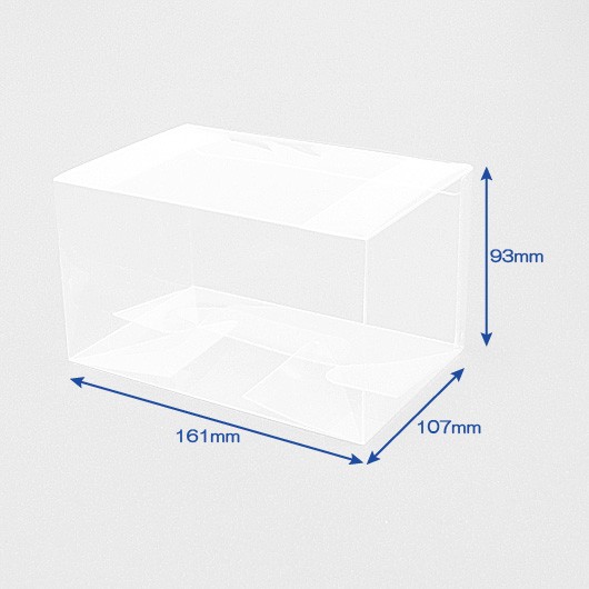 クリアー　底ロック箱（No.027)