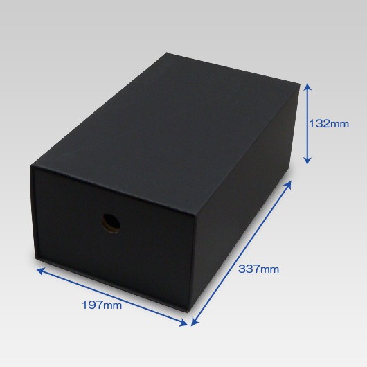 靴箱　引き出しタイプ　大【黒】