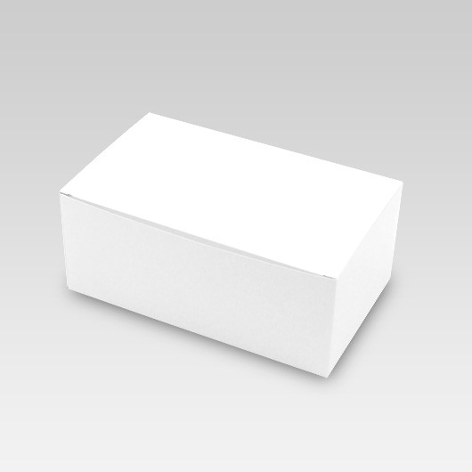 紙　底ロック箱（No.011）【白】