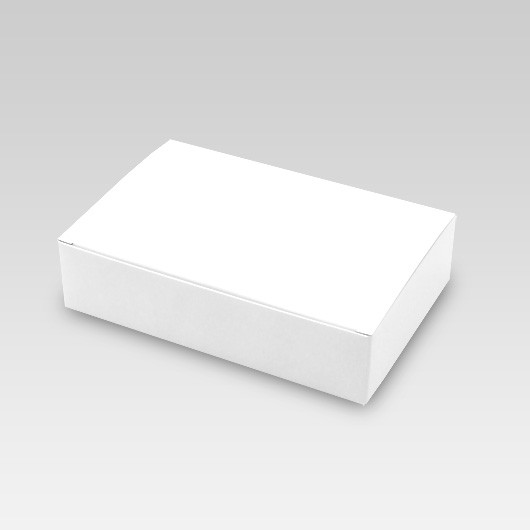 紙　底ロック箱（No.016）【白】