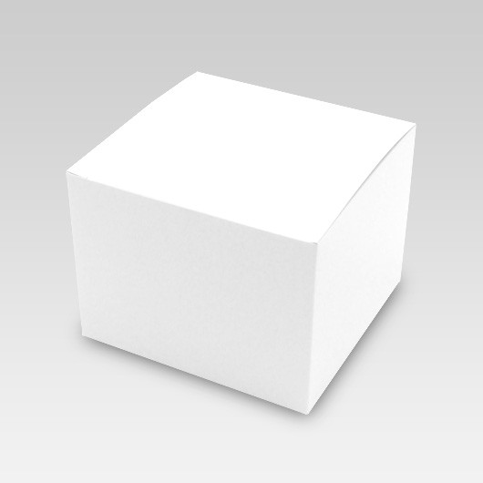 紙　底ロック箱（No.031）【白】