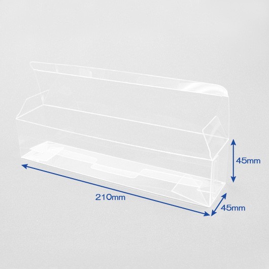 クリアー　底ロック箱（No.016)