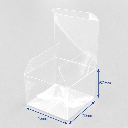 クリアー　底ロック箱（No.038)