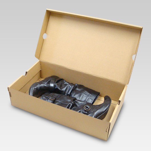 ロングブーツ箱 N式タイプ【クラフト】 | 横井パッケージの通販