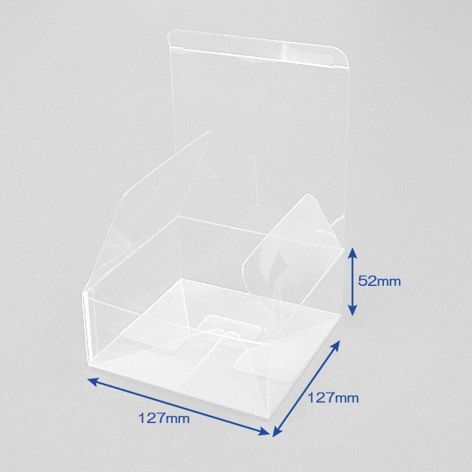 クリアー　底ロック箱（No.002）