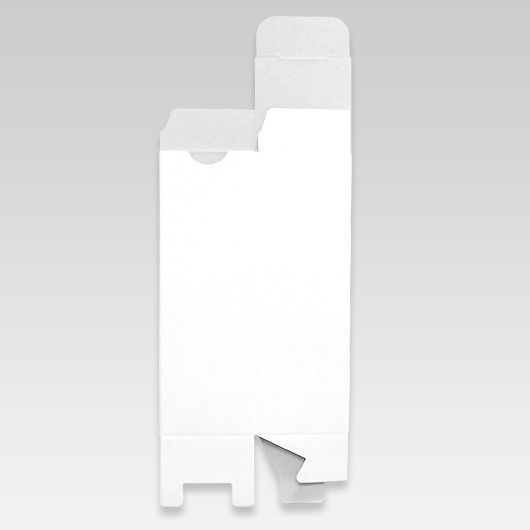 紙　底ロック箱（No.015）【白】