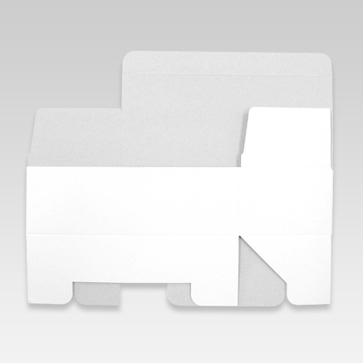 紙　底ロック箱（No.017）【白】