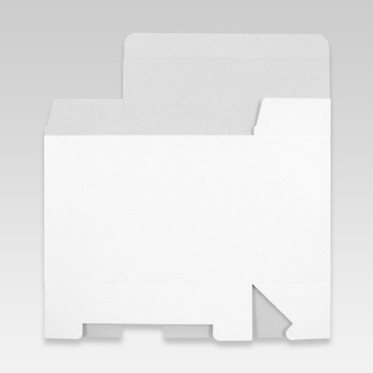 紙　底ロック箱（No.029）【白】