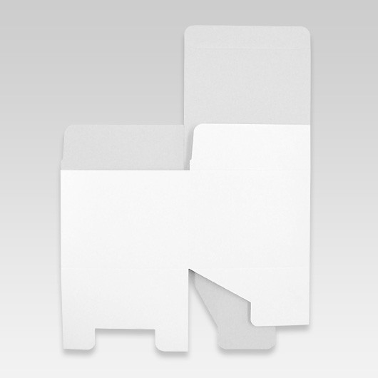 紙　底ロック箱（No.031）【白】