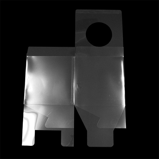 クリア　抽選箱(丸穴タイプ）