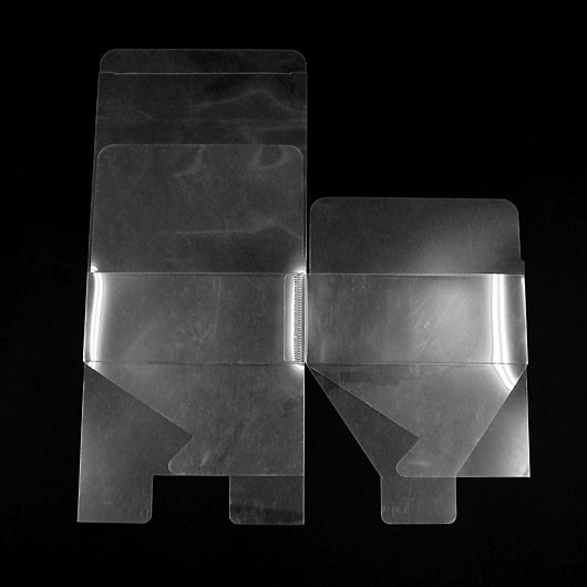 クリアー　底ロック箱（No.002）