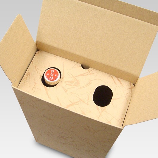 1升瓶2本入無地　内箱　【※メーカー直送品につき代引不可】