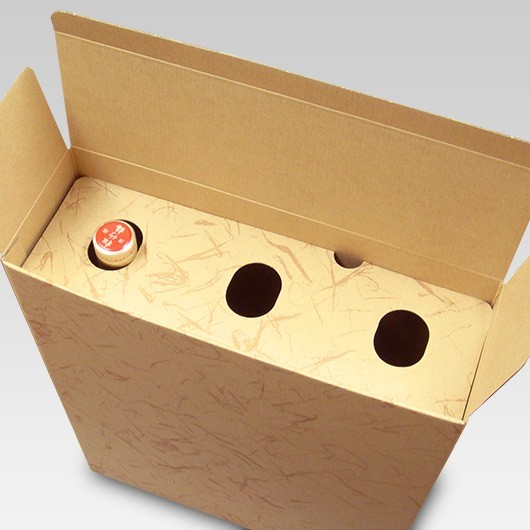 1升瓶3本入無地　内箱　【※メーカー直送品につき代引不可】