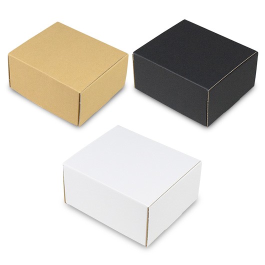 クラフトビール用 缶ビール贈答用 350ml缶用 ギフトボックス 箱 無地 化粧箱 仕切り付き ビール缶ギフトBOX (6本入れ) (黒) 100枚セット