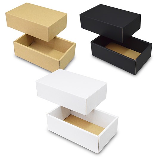 段ボール　組立箱は、身とフタのセットでご購入いただける組立箱です。