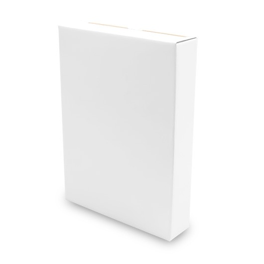 段ボール　キャラメル箱（No.008）【A5対応】【白】