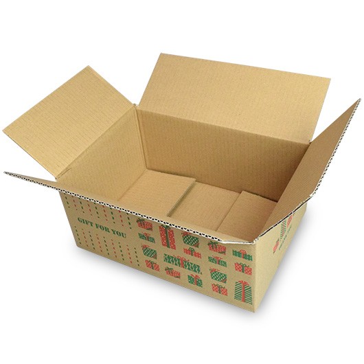 印刷付き ダンボール 【プレゼント】宅配60【B5対応】【クラフト】