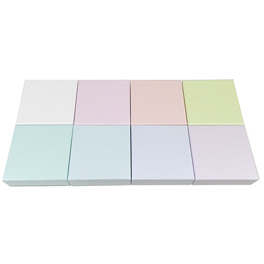 貼り箱パールカラー（No.03）表面はパールのような光沢があります。